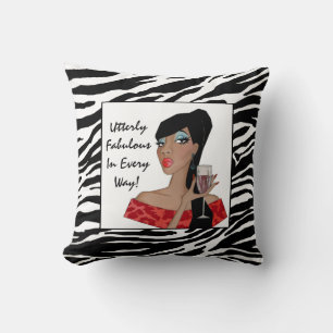Cojín Decorativo "Fabuloso De Todas Formas" Diva Afroamericana