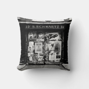 COJÍN DECORATIVO FACHADA DE VENTAJA DE LA ANTIGUA TIENDA DE LA CALL