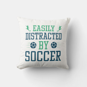 Cojín Decorativo Fácilmente Distrado Por El Fútbol