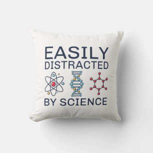 Cojín Decorativo Fácilmente Distrado Por La Ciencia