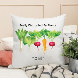 Cojín Decorativo Fácilmente Distrado Por Vegans De Plantas/Guay