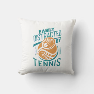 Cojín Decorativo Fácilmente Distraído Por El Tenis