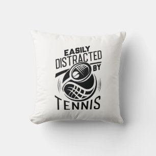 Cojín Decorativo Fácilmente Distraído Por El Tenis