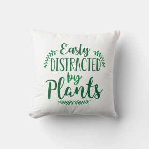 Cojín Decorativo Fácilmente Distraído Por Plantas