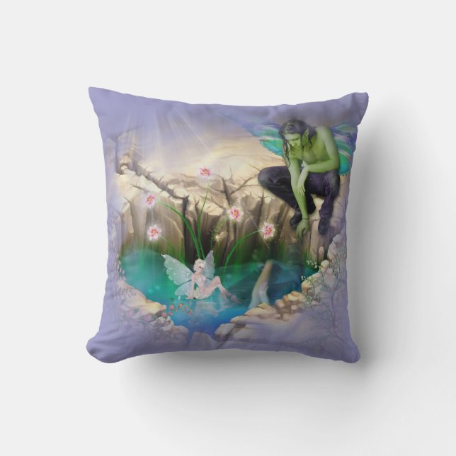 Cojín Decorativo Faerie in Elven Pond Vignette (Anverso)