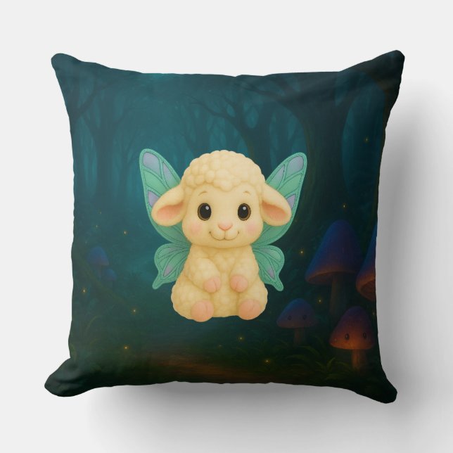 Cojín Decorativo Fairy Critters™ Fairy Lamb (Anverso)