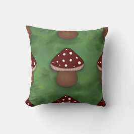 Cojín Decorativo Fairy Mushroom Cushion - green and red  