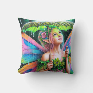 Cojín Decorativo Fairy Under Leaf Umbrella Cushion