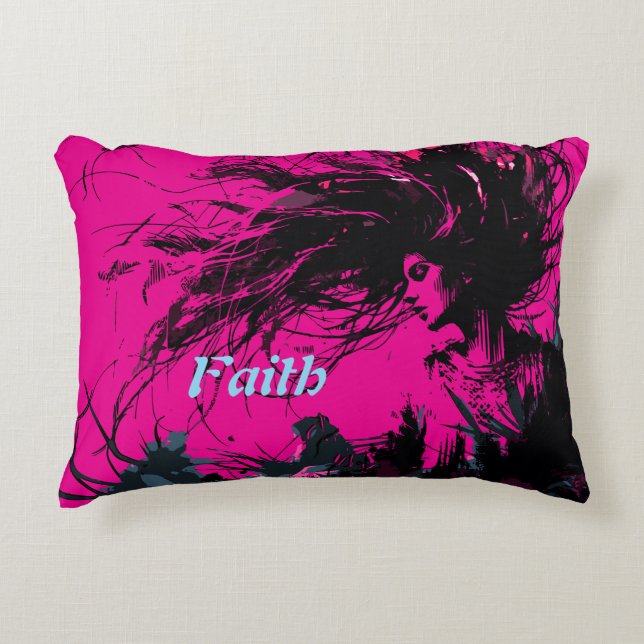 Cojín Decorativo Faith Art Retro Pillow (Anverso)