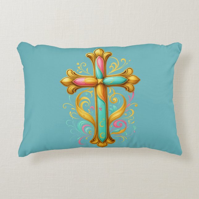 Cojín Decorativo Faith Cross (Anverso)