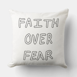 Cojín Decorativo Faith over Fear