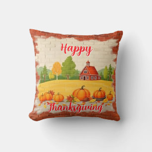 Cojín Decorativo Fall Beautiful Trendy Happy Thankending