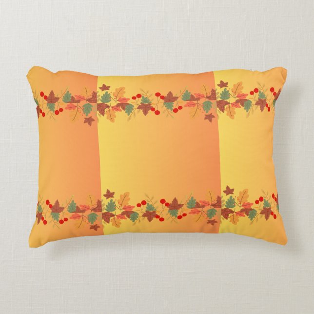 Cojín Decorativo Fall Pumpkin Spice Halloween Thankcome (Anverso)