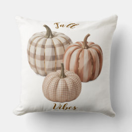 Cojín Decorativo Fall vibes pumpkin Throw Pillow