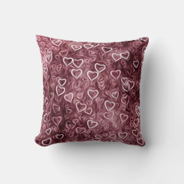 Cojín Decorativo Falling Hearts - Red