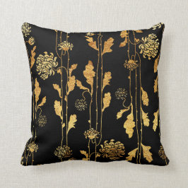 Cojín Decorativo Falsas flores con clase del Relieve metalizado