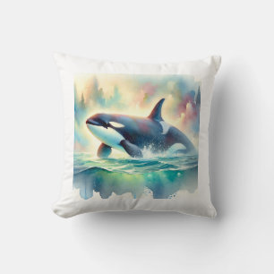 Cojín Decorativo False killer whale 111024AREF125 - Watercolor