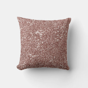 Cojín Decorativo Falso brillo rosa oro dorado textura aspecto