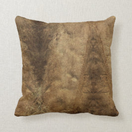 Cojín Decorativo Falso cuero de Brown