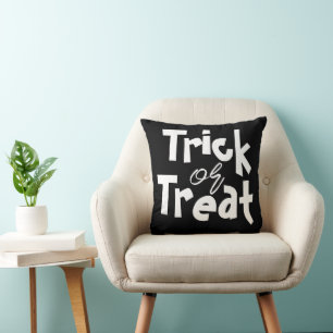 Cojín Decorativo Familia de Halloween con calabaza parlanchina
