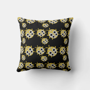 Cojín Decorativo Familia de mariquitas de niños lindos