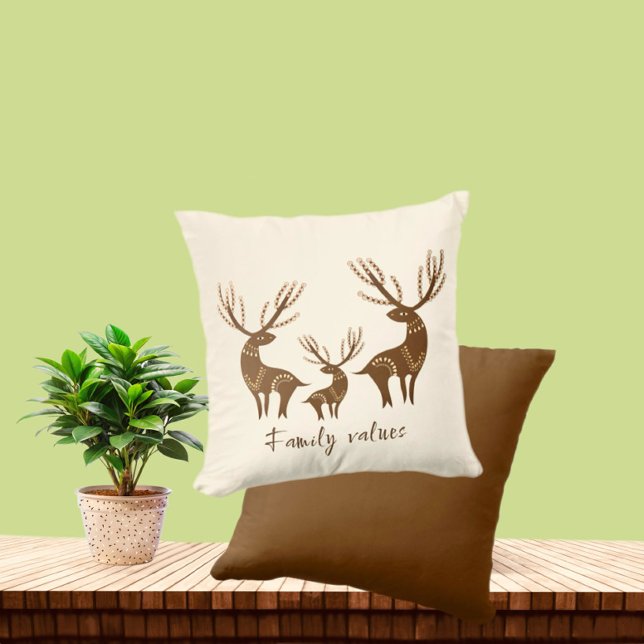 Cojín Decorativo Familia Deers (Subido por el creador)