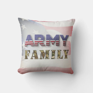 Cojín Decorativo Familia del Ejército 