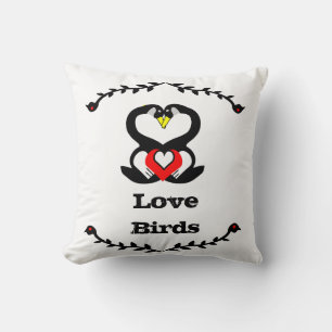 Cojín Decorativo Familia Geese Silly Goose Love Birds