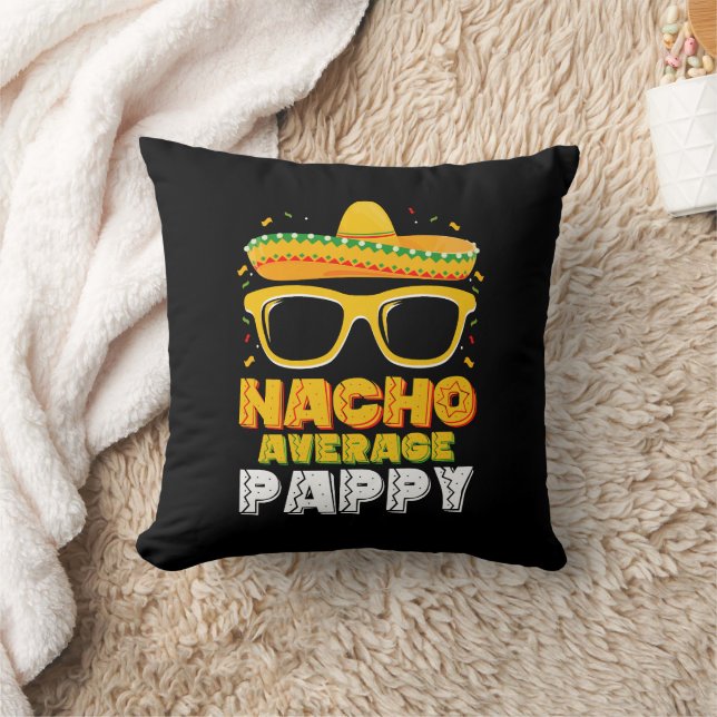 Cojín Decorativo Familia Nacho Promedio de Papas Cinco De Mayo (Manta)