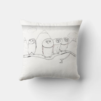 Cojín Decorativo Familia Owl