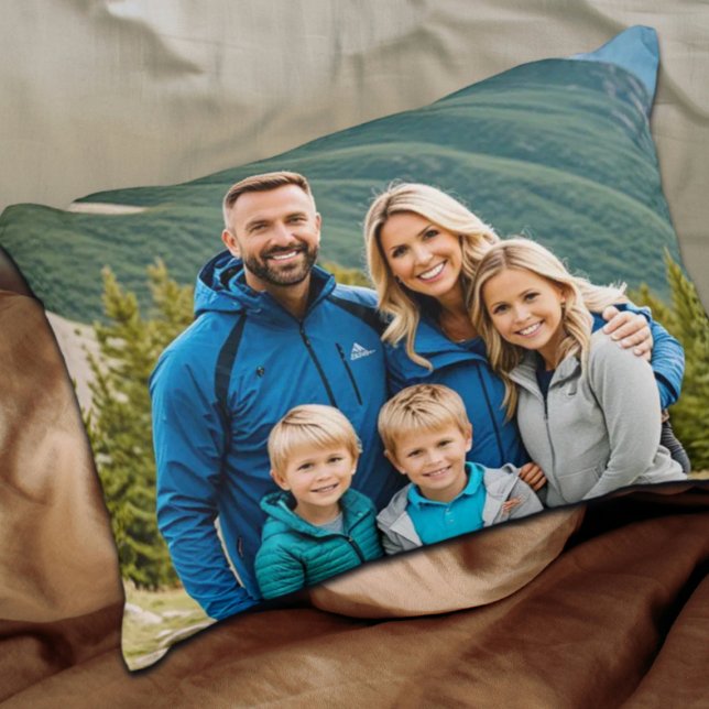 Cojín Decorativo Familia personalizado 2 Fotos (Subido por el creador)