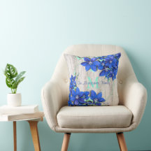 Familia personalizado con flores moradas