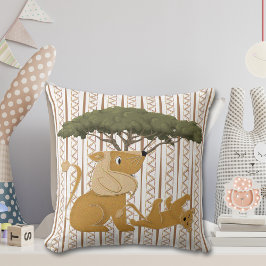 Cojín Decorativo Familia Safari Lion