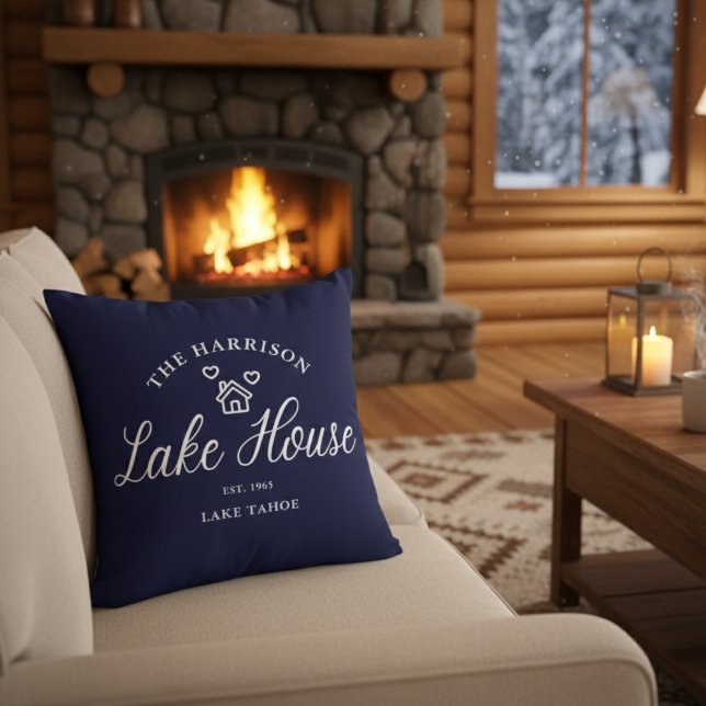 Cojín Decorativo Family Lake House Coastal Custom Decor (Subido por el creador)