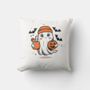 Cojín Decorativo Famoso fantasma de Fantasma Boo Jee de Halloween
