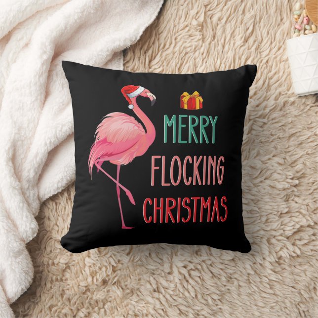 Cojín Decorativo Famoso Flamingo Flamingo Navidades (Manta)