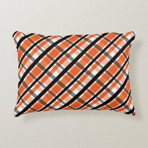 Cojín Decorativo Fanático de deportes de Filadelfia Naranja blanco