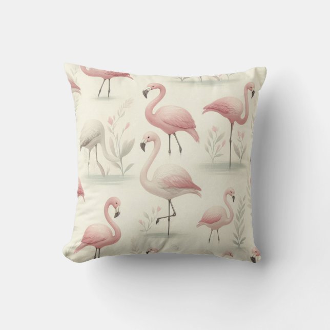 Cojín Decorativo Fancy Flamingo (Anverso)