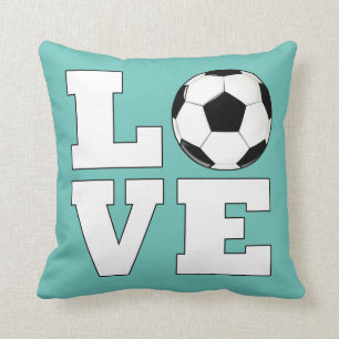 Cojín Decorativo Fans deportivos de Personalizado de jugador de fú