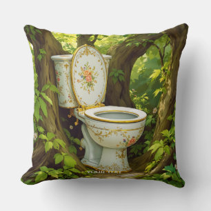Cojín Decorativo Fantasía Cuesta Selva Blanca Sorpresa