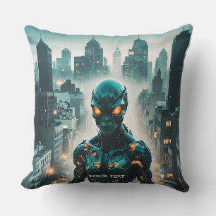 Cojín Decorativo Fantasía Cute Cyborg