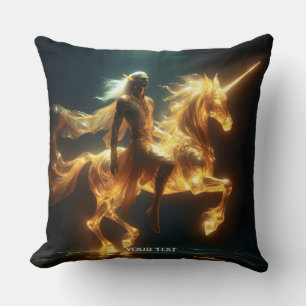 Cojín Decorativo Fantasía Cute Eéreo bajo el agua Unicornio