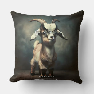 Cojín Decorativo Fantasía Cute Gracioso Bebé Cabra