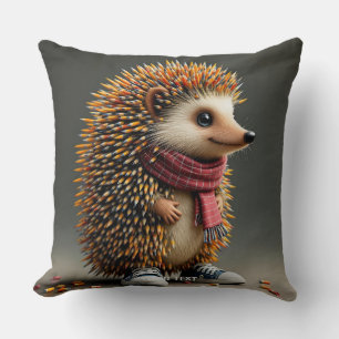 Cojín Decorativo Fantasía Cute Hedgehog Agujas negras