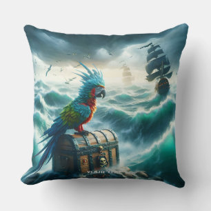 Cojín Decorativo Fantasía Cute Storm Sea Pirates