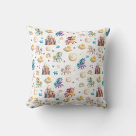 Cojín Decorativo Fantasía de castillos y galas para pasteles sensac