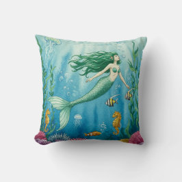 Cojín Decorativo Fantasía de la sirena Ocean Pillow