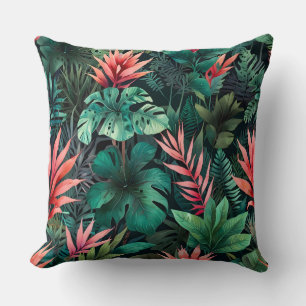 Cojín Decorativo Fantasía de selva tropical
