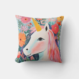 Cojín Decorativo Fantasía de Unicornio: Sueño Grande