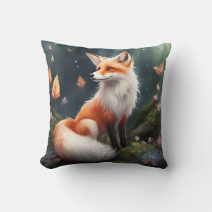 Cojín Decorativo Fantasía Fox Nature Art